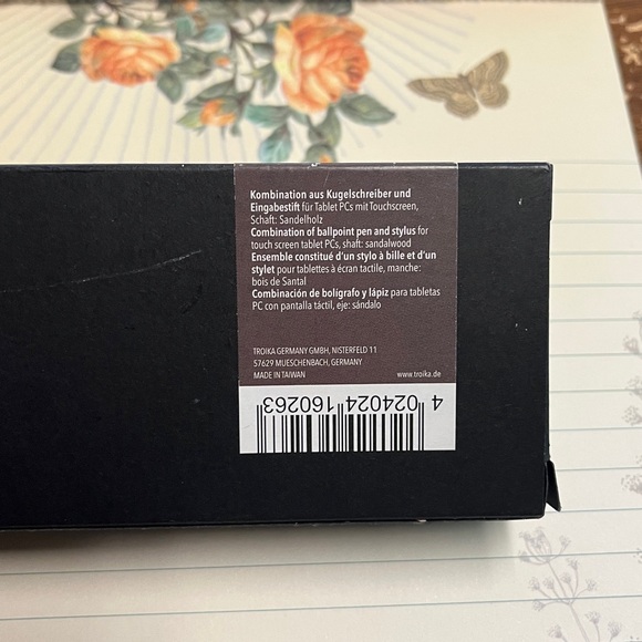 Troika Ballpoint Pen with Stylus on top of pen. - Picture 9 of 11